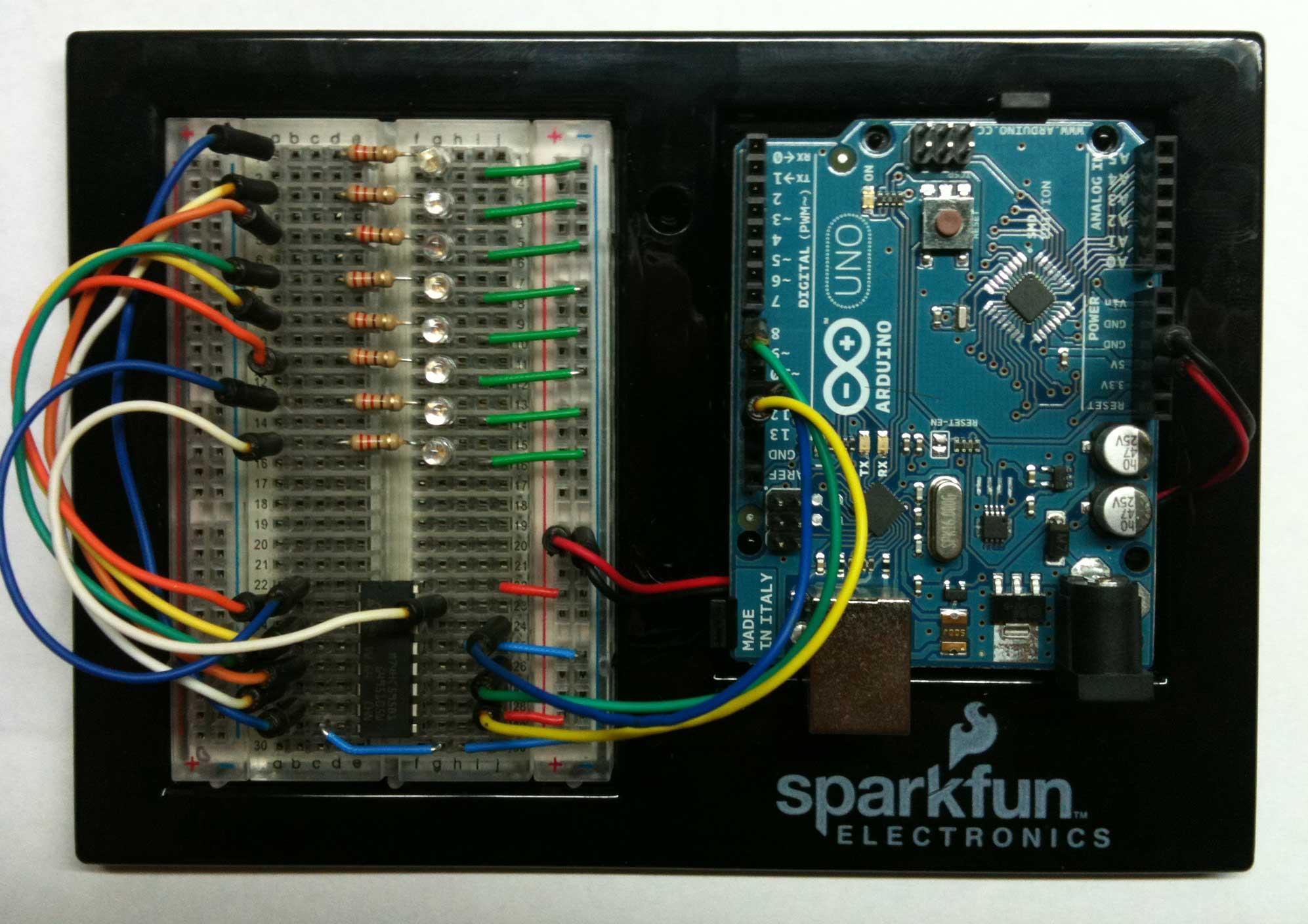 Breadboarded Circuit