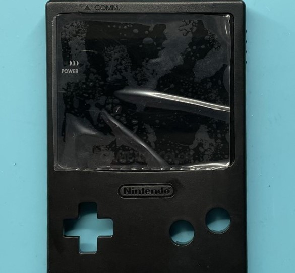 The fitted LCD panel from the front