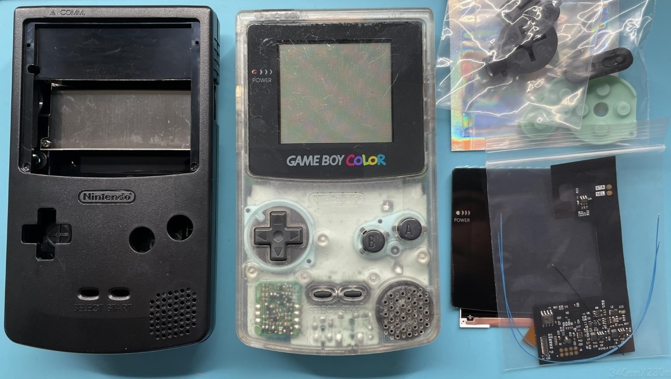 Game Boy and upgrade parts