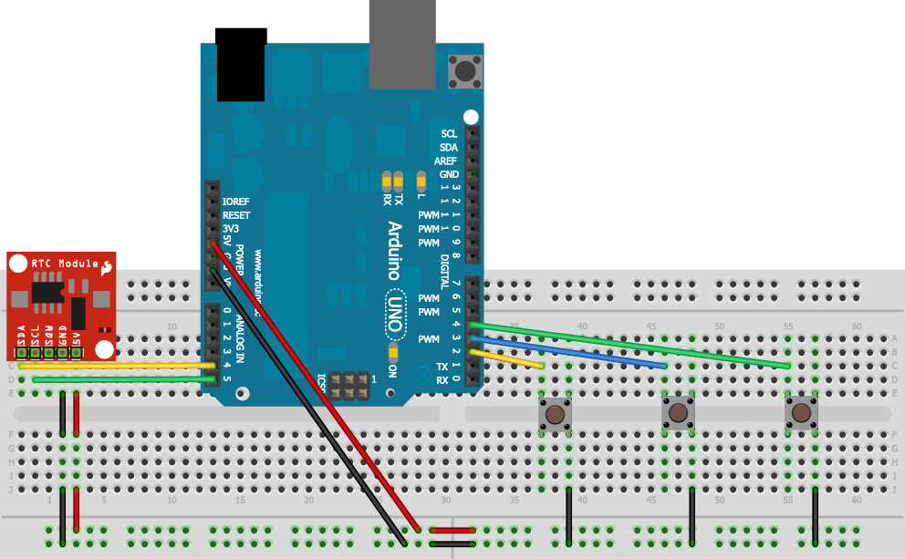 Fritzing Breadboard Layout