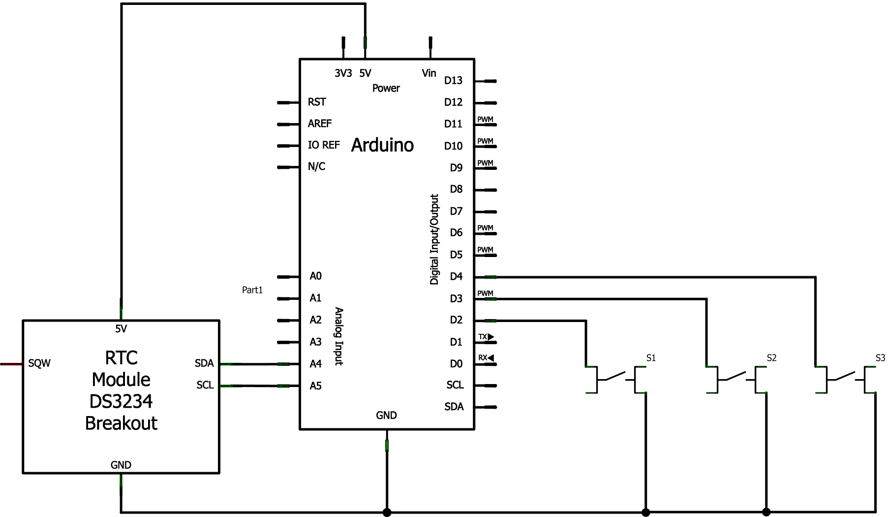 Fritzing Circuit Schematic